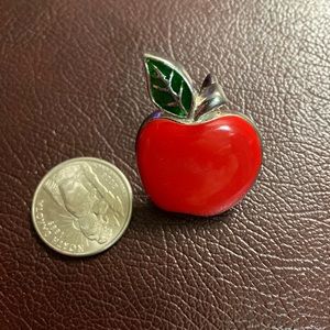 Apple 🍎 pendant / Brooch pin